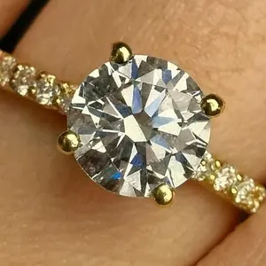 10K(1.77g),  LAB DIAMOND (1.1+0.08ct) RING, appraised value $2100