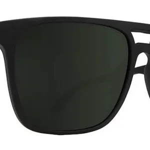 Spy Czar Soft Matte Black Sunglasses – Happy Gray Green, CE Filter Category 3