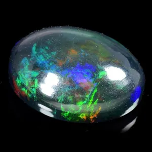 8.81 ct Certified Black Opal gemstone ($6,607 Appraisal)