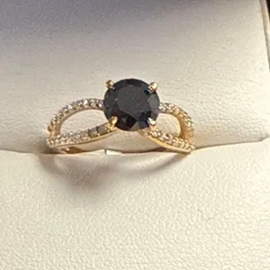 $2940, 10K(2.02g), BLACK DIAMOND (2ct),
