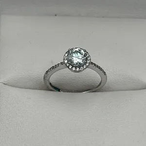 $1100 APPRAISED 1.00 CARAT BRILLIANT CUT HALO RING