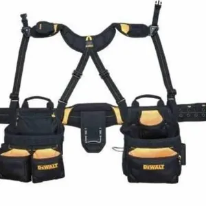 Dewalt 20-Pocket Pro Framer’s Combo Apron With Yoke-Style Suspenders