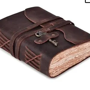 Leather Village Chabi-PHW-8X6 Handmade Journal With Key Closure