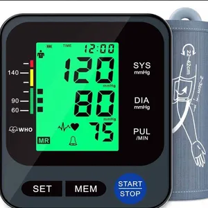 Blood Pressure Monitor for Home Use, Automatic Blood Pressure Machine with 3-Color Backlit Hypertens