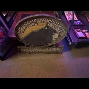 McGraw's Welcome Sign - Bear Design, Hibernation T