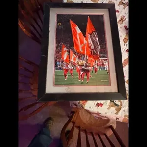 Framed Sports Photograph, Ohio State Buckeye