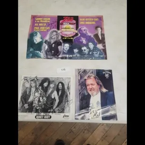 Sammy Hagar, Quiet Riot, Mel McDaniel Autographed