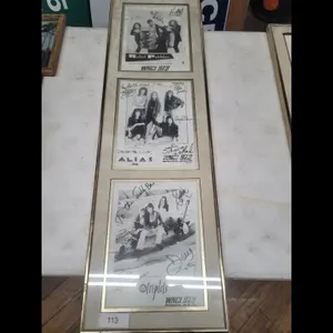 Rebel Pebbles, Alias, Triplets WNCI 97.9 Signed Ph