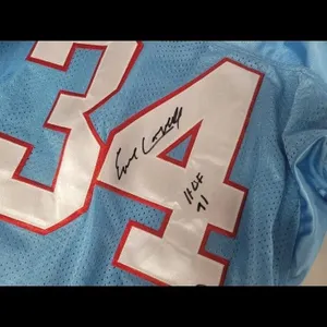 Campbell 34 Jersey - Autographed, Blue