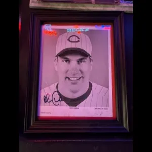 Rob Dibble Signed Cincinnati Reds Baseball Card