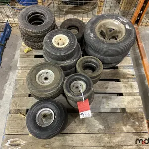 Pallet of Old Implement Wheels & Tires
 UNRESERVED