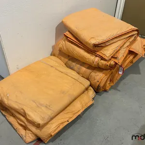(5) Large Orange Tarps
 UNRESERVED