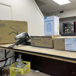 Air Purifier, TV Wall Mount, Wall Sconces, Ceiling Fan, Samsung Vacuum & More
 UNRESERVED