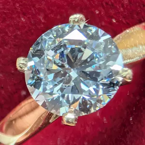 10K(2.3G), LAB DIAMOND (1.5CT) RING (SIZE6), APPRAISED INSURANCE VALUE $2700