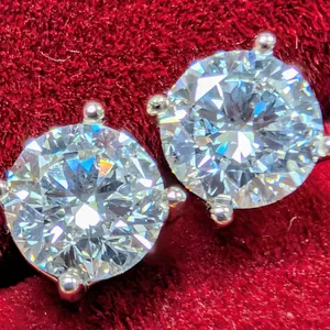 10K(1G), LAB DIAMOND (1CT)EARRINGS , APPRAISED INSURANCE VALUE $910