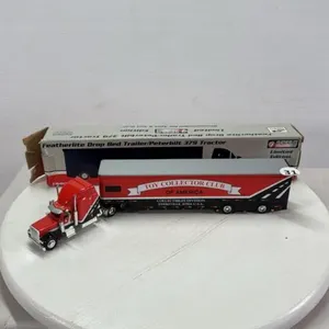 FEATHERLITE DROP BED TRAILER W/PETERBILT 379 SEMI