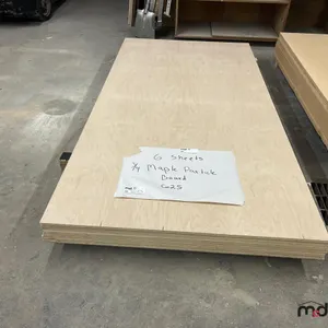 (6) Sheets of 3/4" Maple Particle Board
 UNRESERVED