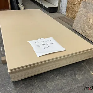 (10) Sheets of 3/4" Platinum MDF
 UNRESERVED