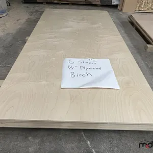 (6) Sheets of 3/4" Birch Plywood
 UNRESERVED