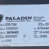 2015 Paladin 20572M-0022 skid steer sweeper