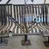 (17) metal chairs