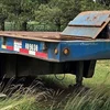 2015 Trail King TK80HT drop deck hydratail equipment trailer