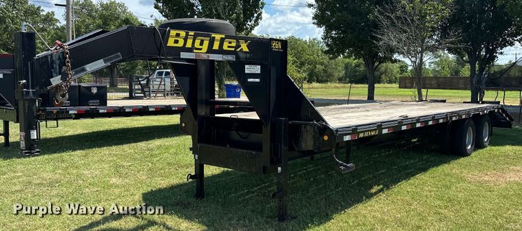 2008 Big Tex 22GN-24BK+5 equipment trailer