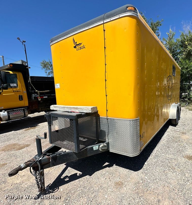 2015 Lark enclosed cargo trailer