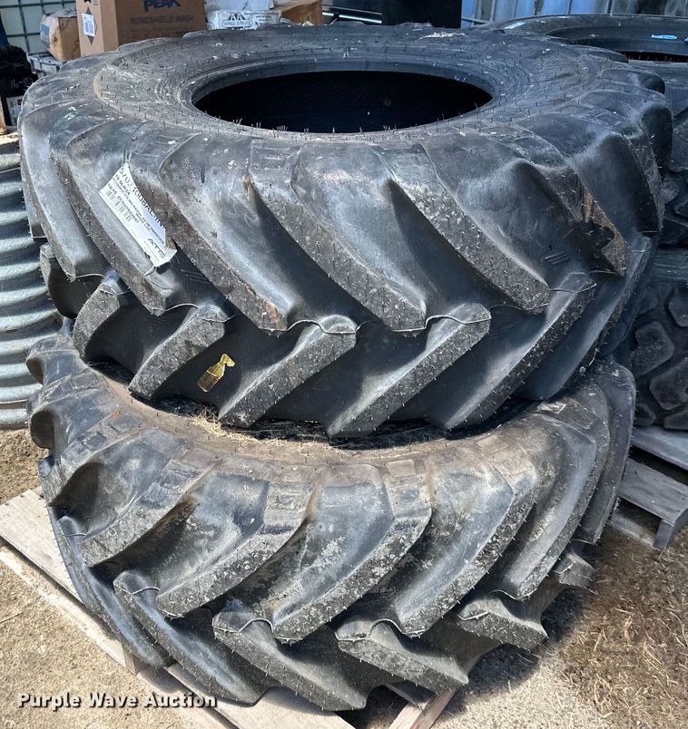 (2) Alliance 19.5LR24 tires 
