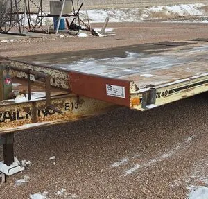1987 Trail King TK40-2400 equipment trailer
