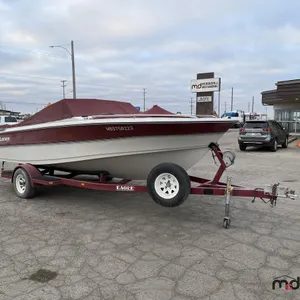 1988 Eagle Trailer w/ Larson Delta Sonic Citation 190 Open Bow Boat
