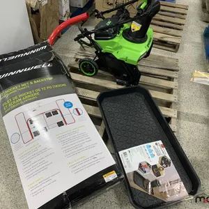 Greenworks Battery Operated Snow Blower (No Battery or Charger), Hockey Net & Shoe Mat
 UNRESERVED