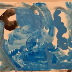 Original Painting by Myles - Grade 2. A Little