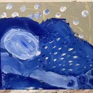 Original Painting by Lennox - Grade 2. The Wave