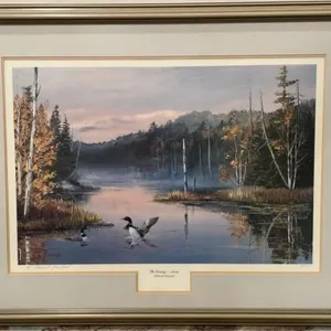 Framed signed/# (262/450) Print by Colebrook