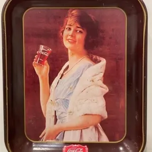 Vintage Coca Cola Tray. Some Rusting/Paint loss