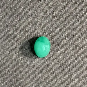 1.3CT UNTREATED OVAL CUT NATURAL EMERALD: 5.9 MM X 7.7 MM