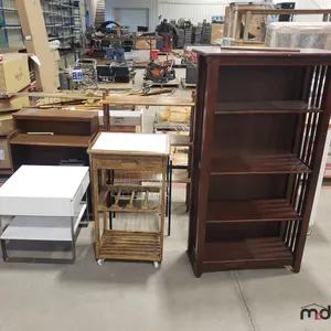Bookshelves, Storage Shelves on Wheels & End Table
 UNRESERVED