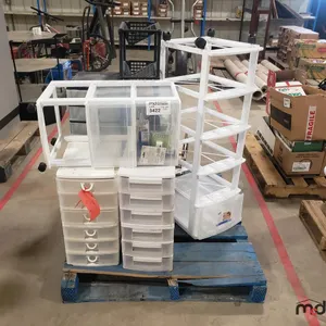 Pallet w/ Plastic Storage Cabinets
 UNRESERVED