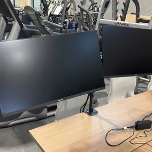 2 PHILIPS 27" MONITOR C/W DUAL MONITOR STAND