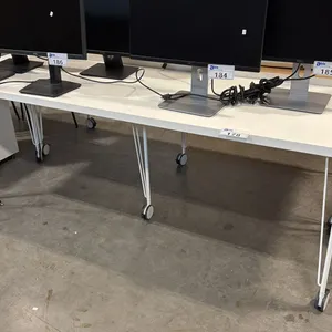 WHITE MOBILE 78" X 24" UTILITY TABLE