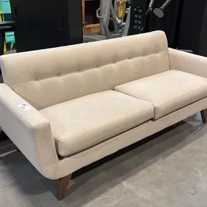 BEIGE 82"W 3 SEAT SOFA