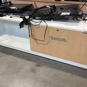 MAPLE/WHITE 72"W MEDIA CABINET