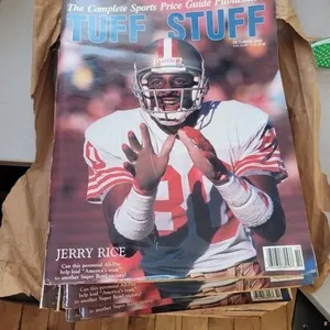 Tuff Stuff - Jerry Rice Sports Price Guide - Octo3