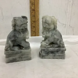 LION LIKE -  STONE BOOKENDS