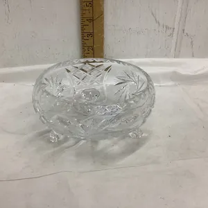 PINWHEEL CRYSTAL SMALL CANDY DISH