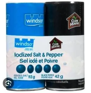 Lot of Club House Pepper and Windsor Salt Metal Containers