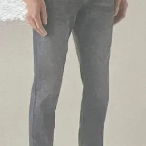 Calvin Klein Jeans Gray High-Stretch Denim Straight Leg