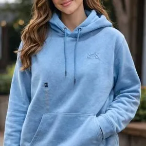 Under Armour Blue Hooded Sweatshirt L/G/G Made in Vietnam