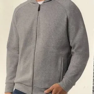 32 Degrees HEAT Gray Lightweight Hoodie with Full Zip – Size L/G